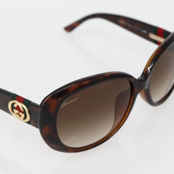 GUCCI Sunglasses plastic Brown Auth 143200V - Picture 7 of 11